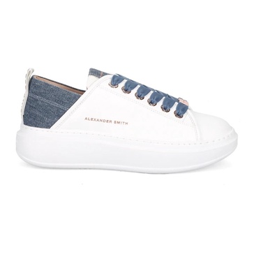 Wembley White Denim Sneakers