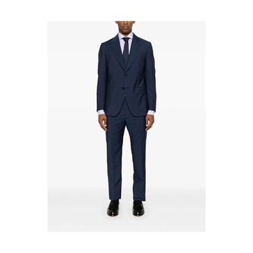 Navy Blue Front Button Suit