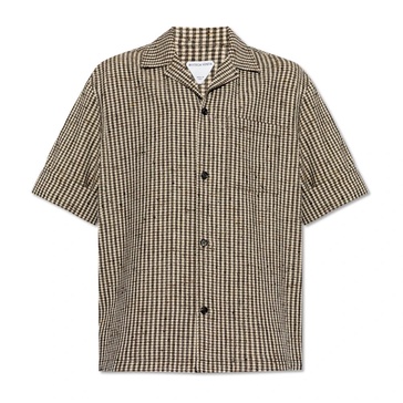 Shirt with check pattern