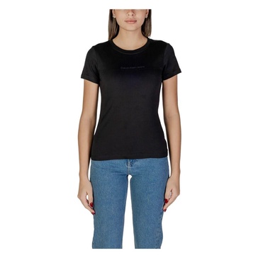 Black Plain Cotton Round Neck T-shirt