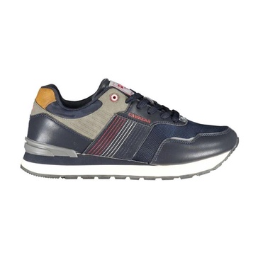 Polyester Sneaker with Laces and Contrast Details