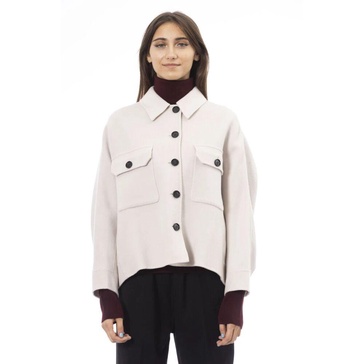 Button-Up Jacket with Front Pockets