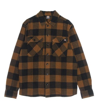 Brown Duck Flannel Long Sleeve Shirt