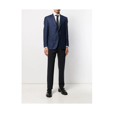 Navy Blue Wool Blazer