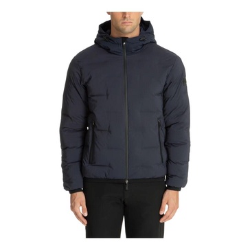 Zip Closure Plain Logo Pockets Jacket