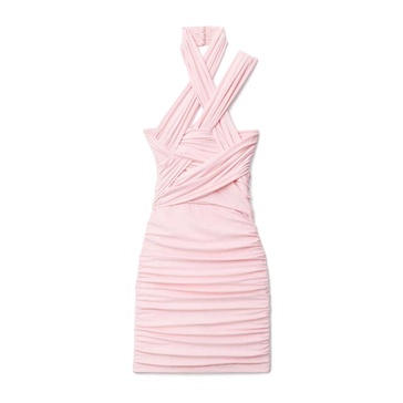 Mini Dress with Integrated Shorts