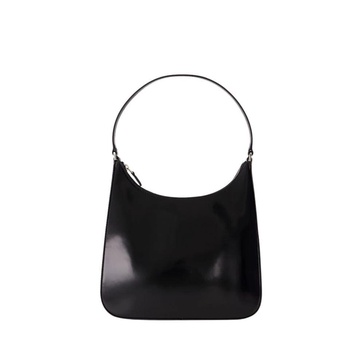Black Leather Shoulder Bag