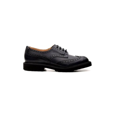 Navy Haas Flat Shoes