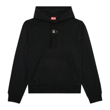 Oversized Hoodie with Metallic Logo