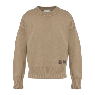 Sweater with embroidered logo