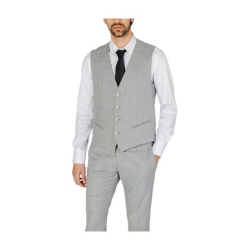 Sophisticated Gray Suit Vest