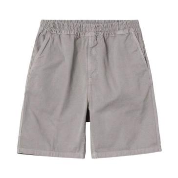Black Cotton Elastic Waist Shorts
