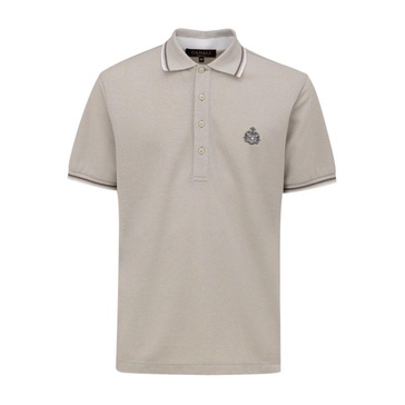 Short Sleeve Gray Polo Shirt