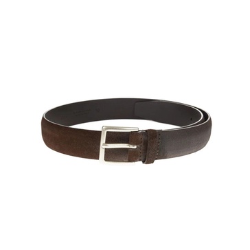 Brown Suede Pointed Belt
