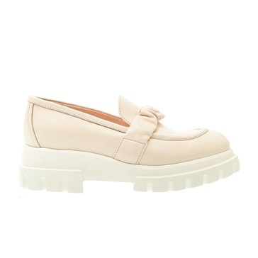 Womens Shoes Loafer Beige SS24