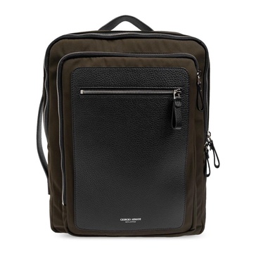 Backpack with printed logo