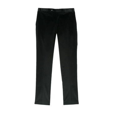 Forest Green Velvet Skinny Pants