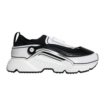 Chunky Sole Leather Sneakers