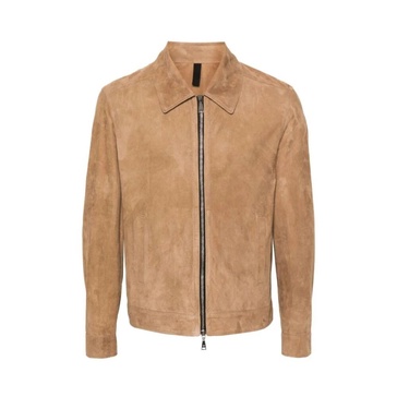 Beige Leather Jacket - Jaxon Style
