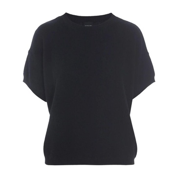 Cloud Cashmere Black Blouse