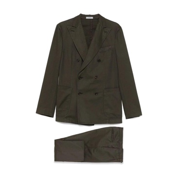Green Suit with Concealed Front Button