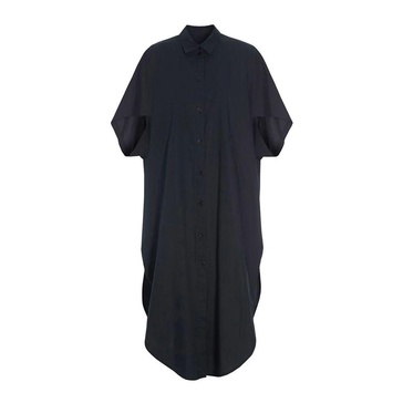 Black Kaftan Dress with Kimono Sleeves