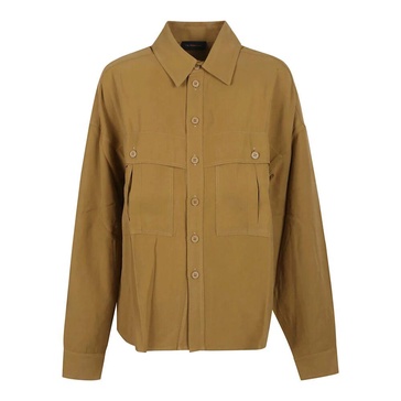 Mustard Yellow Button-Up Shirt