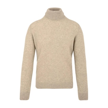 Beige Turtleneck for Men