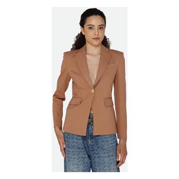 Brown Slim Fit Blazer