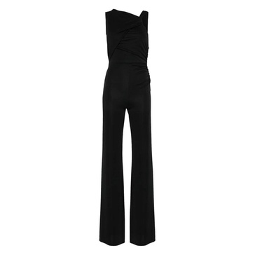 Black Open Back Dress Made in Italy