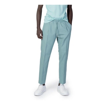 Green Trousers with Laces Fastening