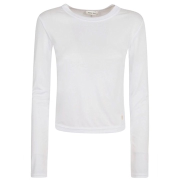 White Modal Blend Topwear