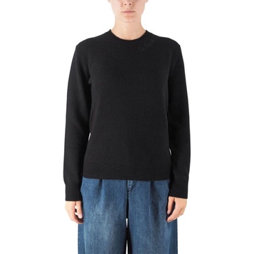 Creweck Sweater with Embroidery