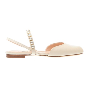 Womens Shoes Ballerinas Beige SS24