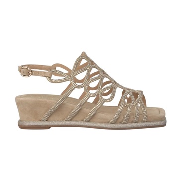 Glitter Wedge Sandal