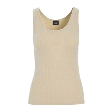 Rib Tank Top Ivory