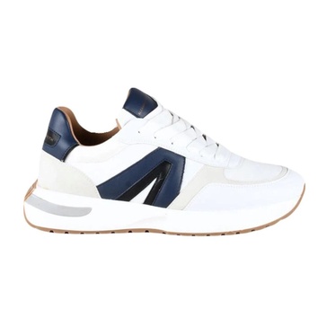 Sneakers - White/Blue - Stylish Model