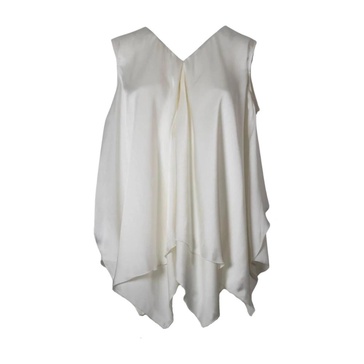 Layered Sleeveless Top with SWAROSKI Detail