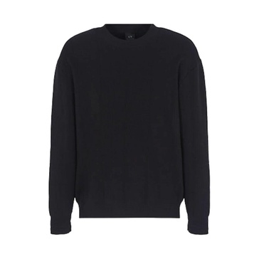 Checked Jacquard Crewneck Sweater