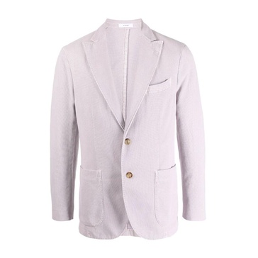Silk Blend Single-Breasted Jacket