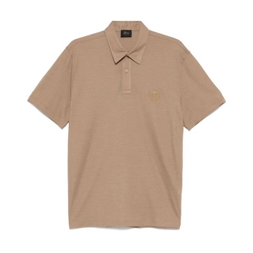 Embroidered logo polo shirt short sleeve