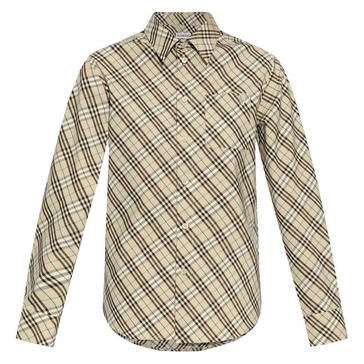 Brown Cotton Shirt for Women
