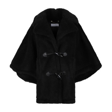 Black Teddy Fabric Cape