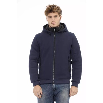 Blue Polyester Men's Jacket Trend