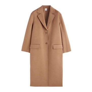 Double Wool Coat with Classic Lapels