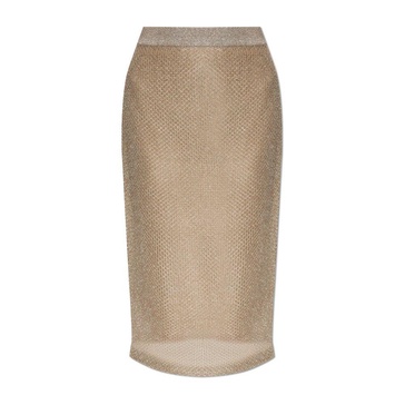 Skirt with lurex thread