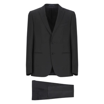 Black Wool Suit Jacket with Pants