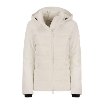 Quilted Down Jacket with Hood