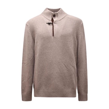 Wool Mid-Zip Sweater