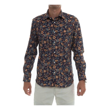 Flower Print Dress Shirt